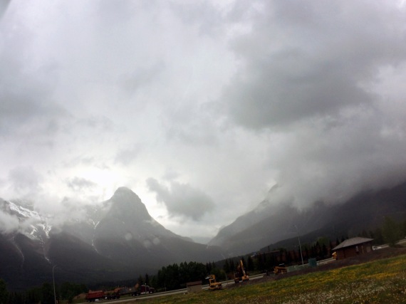 Stormy Afternoon in Canadian Rockies